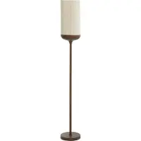 Light & Living Vloerlamp Dania donkere hout print