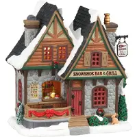 Lemax Snowshoe bar & grill b/o LED kerstfiguur