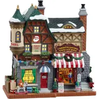 Lemax Caddington Village Kersthuisje Santa's List Toy Shop (speelgoedwinkel) 11,5 X 20 X 21 Cm