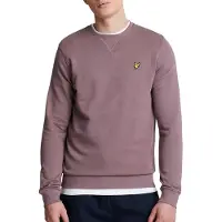 Lyle & Scott merk Highland Mauve paars pull-over sweatshirt