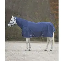 Waldhausen Comfort - Regendeken met hals - Paardendeken - 215 cm - Blauw