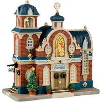Lemax Spirit Of Joy Community Church 15x26x27 cm Kersthuisje