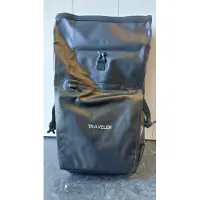 Traveler waterdichte bisonyl enkele fietstas - zwart - 31 liter