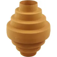 Countryfield Vaas Rana metaal L25B25H32,5CM oranje