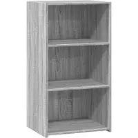 vidaXL Dressoir 50x41x93 cm bewerkt hout grijs sonoma eikenkleurig