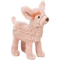 Happy horse Hond Dana Knuffel 15 cm - Roze - Baby knuffel