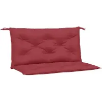 vidaXL Tuinbankkussens 2 st 100x50x7 cm oxford stof wijnrood