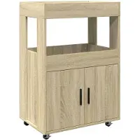 vidaXL Drankkar 60x39,5x89 cm bewerkt hout sonoma eikenkleurig