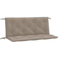 vidaXL Tuinbankkussens 2 st 120x50x7 cm oxford stof taupe