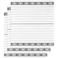 De Witte Lietaer Theedoeken De Witte Lietaer BML White Grey (2 stuks)