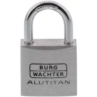 Burg wachter 36151 Hangslot 30.00 mm Gelijksluitend Aluminium Sleutelslot