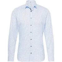 Olymp Overhemd lichtblauw print extra slanke fit