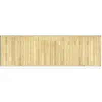 vidaXL Vloerkleed rechthoekig 60x200 cm bamboe lichtnaturel