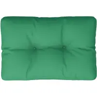 vidaXL Palletkussen 50x40x12 cm stof groen