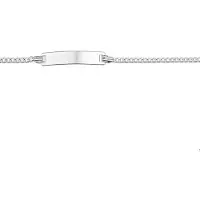 Trendjuwelier huiscollectie Graveerarmband Zilver Gourmet 11 - 13 cm