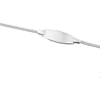 Trendjuwelier huiscollectie Graveerarmband Zilver Gourmet Plaat 8 mm 9 - 11 cm