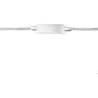 Trendjuwelier huiscollectie Graveerarmband Zilver Gourmet Plaat 5 mm 9 - 11 cm