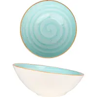 Bonna Kommetje aqua porselein 22 cm (850cc) set van 6