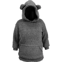Unique living - Hoodie kids Pippa Dark Grey -50x70cm