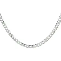 Trendjuwelier huiscollectie 1021680 Zilveren Ketting Gourmet 4,3 mm 50 cm