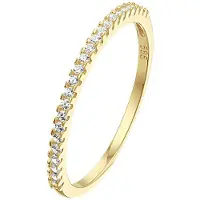 The Jewelry Collection aanschuifring zirkonia 14K geelgoud 4023409
