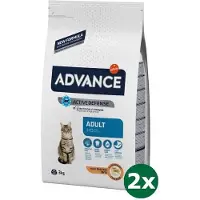 Advance cat adult chicken / rice kattenvoer 2x 3 kg