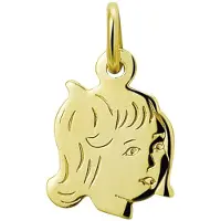 The Jewelry Collection Gouden kinderkopje meisje 4005850