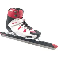 Raps Hightop met V8 ijzer zwart/rood | Maat 42