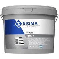 Sigma Stucco Beton Matt | Decoratieve Wandafwerking 10 LTR - RAL7023 (Betongrijs)