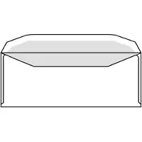 IEZZY Envelop IEZZY C5/6 114x229mm venster rechts gegomd wit 500st