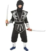 Vegaoo Ninja pak voor jongens - Verkleedkleding - Maat 140/152