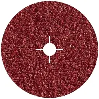 Wolfcraft 2462000 Disques fibre pour Meuleuse Grain 60 Diamètre 11 mm Lot de 5