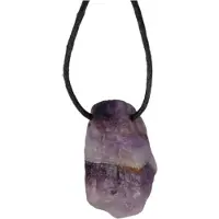 Ruben Robijn Ruwe hanger amethist + koord 1st -