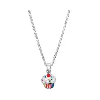 The Jewelry Collection Zilver Gerhodineerde Collier cupcake 1 1329655