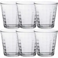 Duralex 6x Drinkglazen/waterglazen transparant Prisme 275 ml - Drinkglazen