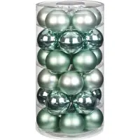 Inge-glas Inge Christmas Kerstballen - 30x st - mintgroen - D6 cm - glas - mat/glans - kerstversiering