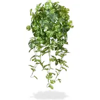 Maxifleur Kunstplanten Monstera kunst hangplant 80cm - bont