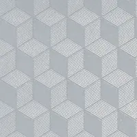 Patifix 2x Stuks raamfolie hexagon semi transparant 45 cm x 2 meter zelfklevend - Glasfolie - Anti inkijk folie