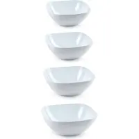 PlasticForte Set van 20x kunststof keuken schaaltjes/kommetjes formaten 2.7/1.8/1.15/0.68 liter - uitgebreide keukenhulp of serveer set