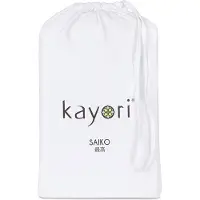 Kayori Topper Molton Hoeslaken Saiko Wit (Katoen)-80 x 220 cm