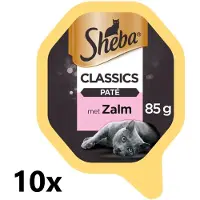 Sheba Alu - Classics in Pate - Zalm - 10x85g - Kattenvoer Kuipje