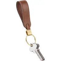 OrbitKey - Loop Keychain - Caramel