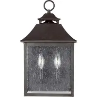 Elstead Lighting LED Buitenlamp Galena | 2X E14 Max 40W | IP44 | Dimbaar | Sable