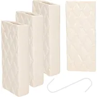 Gerimport Luchtbevochtigers/waterverdampers radiator - 6x stuks - wit - aardewerk - L8 x H20 cm
