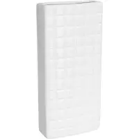 Gerimport Luchtbevochtiger - waterverdamper radiator - wit - aardewerk - L8 x H20 cm