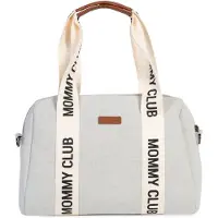 Childhome Mommy Club Verzorgingstas - Luiertas - Canvas - Ecru - 38 x 21 x 27 cm - 22L