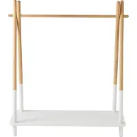 Vertbaudet Klerenstandaard naturel/wit wit / hout