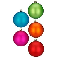 Inge-glas Inge Christmas Kleine kerstballen - 26x stuks - gekleurd - kunststof - 4 cm