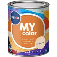 Histor MY Color Muurverf Seriously Sand - Extra Mat - Reinigbaar - Extra Dekkend - 2.5L - Beige