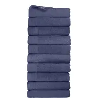 The One Towelling Classic Handdoeken - 70 x 140 cm - 10 Stuks - Voordeelverpakking - Hotelkwaliteit - 100% Gekamd katoen - Denim